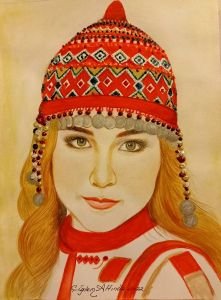 243 - Çuvaş Türk kızı